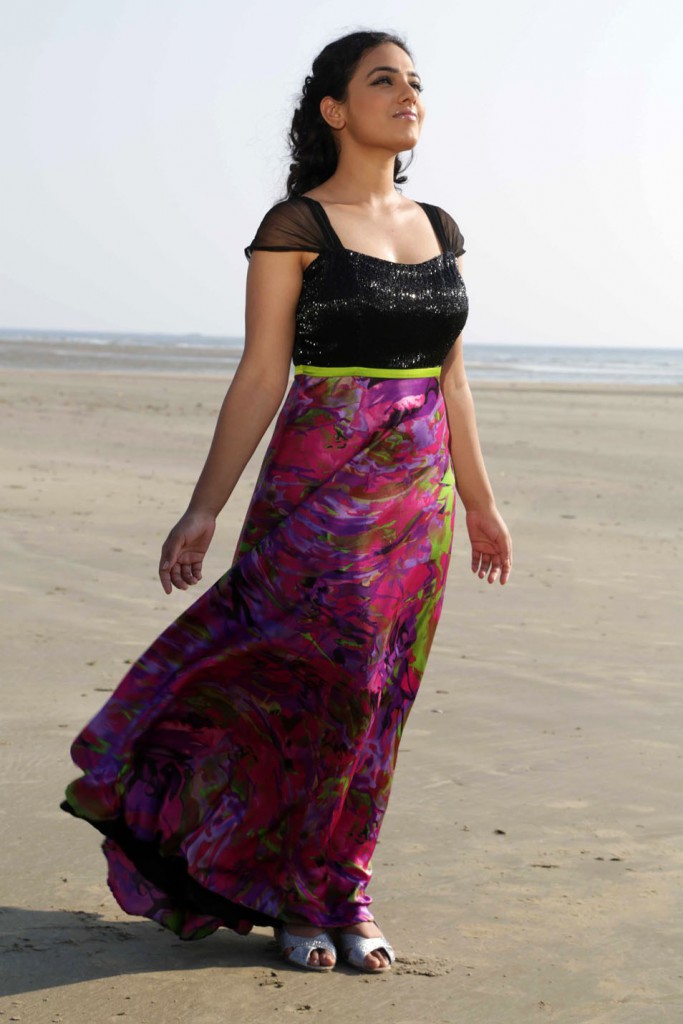 Nithya Menon hot photo in beach