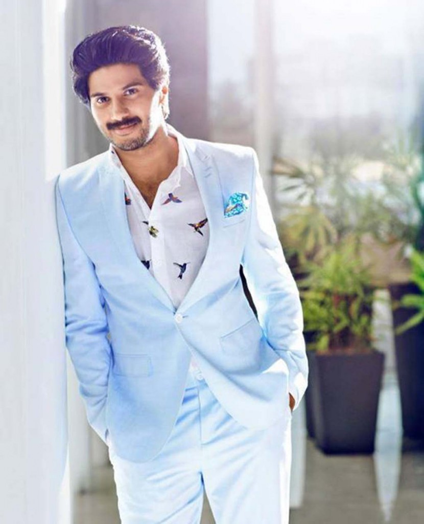 Dulquer Salmaan during a photoshoot