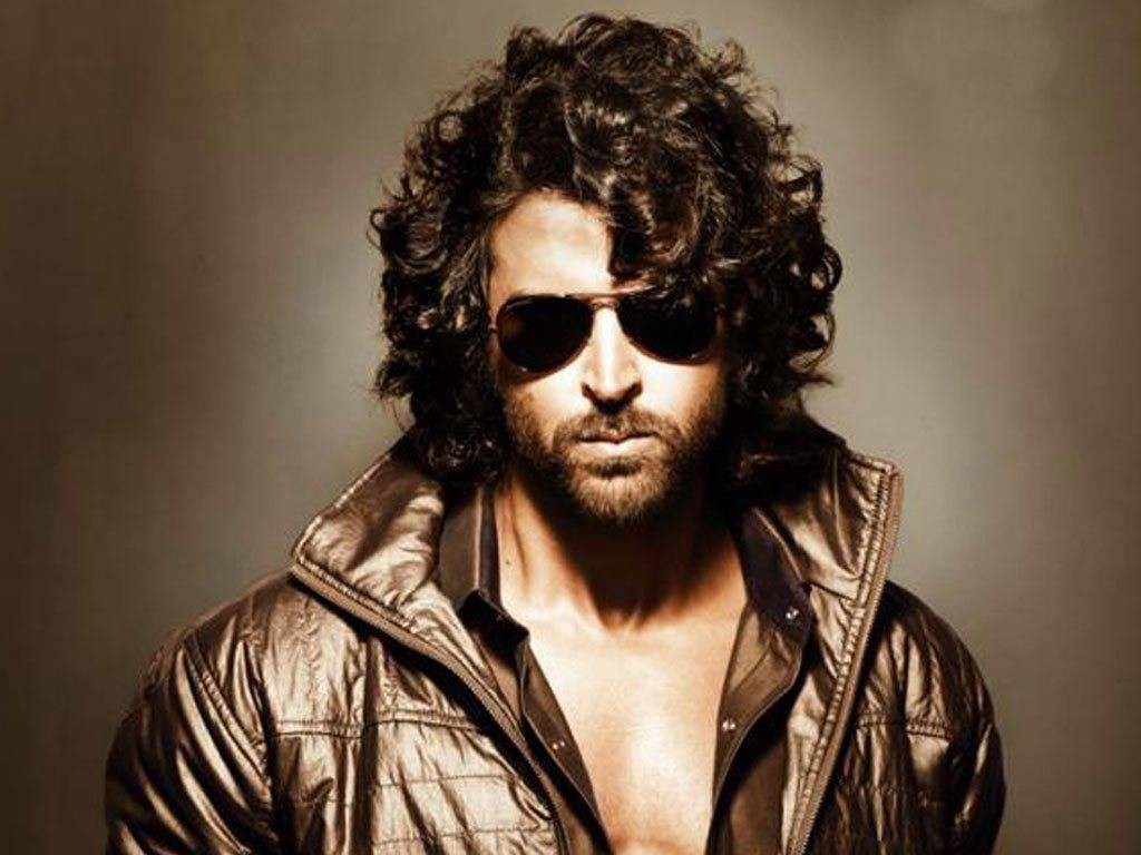 Hrithik Roshan with sun glass and leather jacket