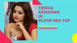 Trisha Krishnan hot in red during Mohini Movie Press Meet