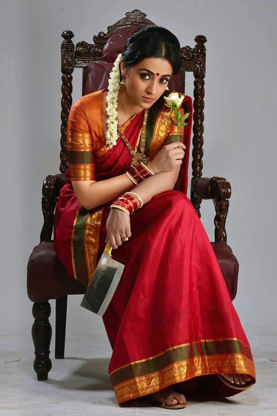 Trisha krishnan in traditional saree