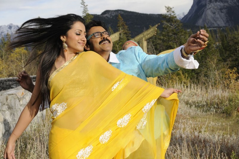 Trisha Krishnan in Yellow saree