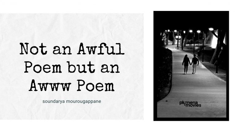 Poem by Soundarya Mourougappane