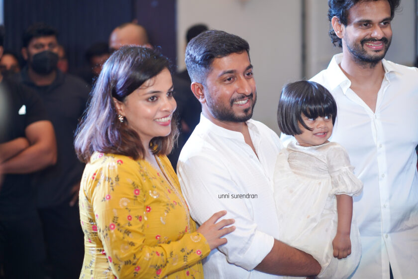 Vineeth Sreenivasan Family